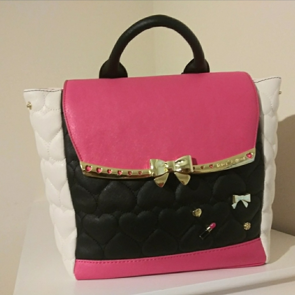 Betsey Johnson backpack purse